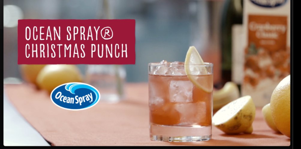 Ocean Spray Ceylon Arrack cocktail